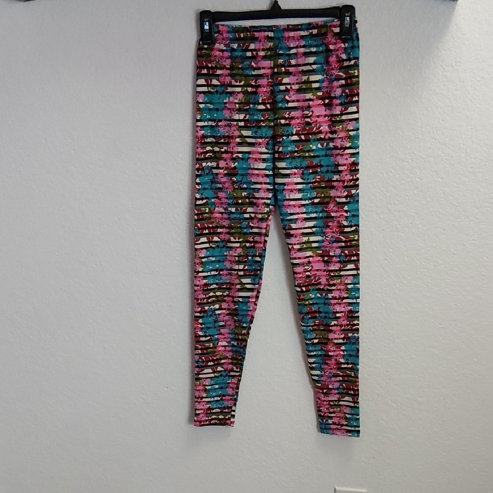 Vibrant Striped Women's Leggings